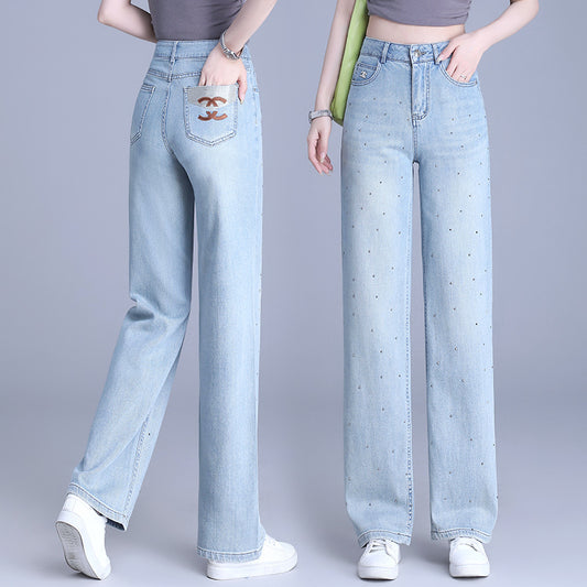 Velora high-waisted wide-leg trend jeans